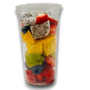 Микс питахайя, киви, клубника, ананас нарезка