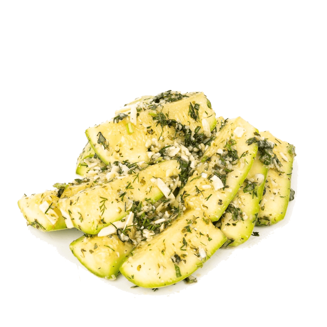 Кабачки для запекания с чесноком и пармезаном